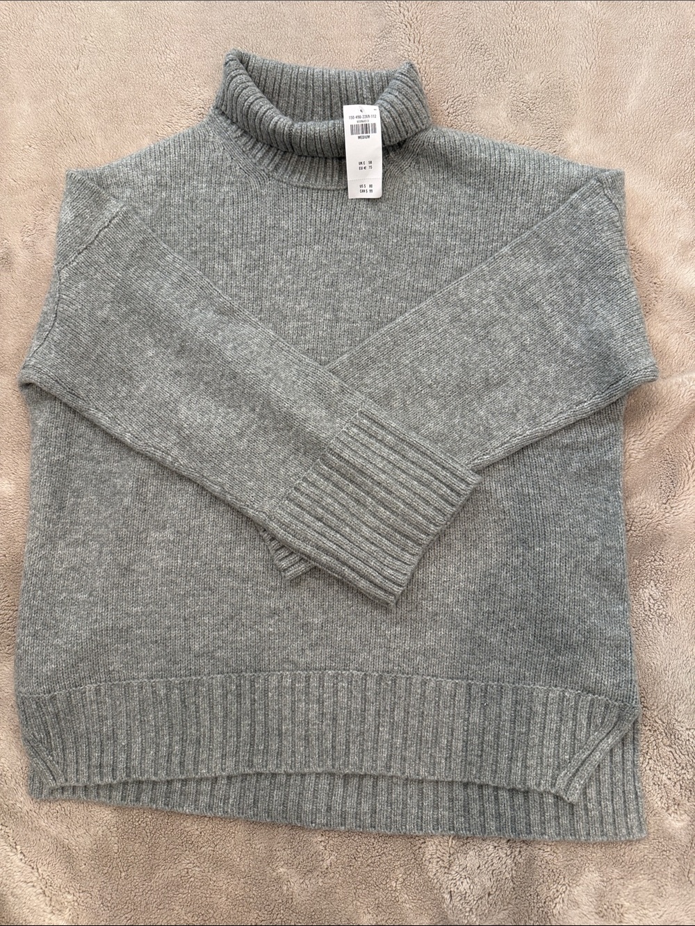 Abercrombie Grey Turtleneck Sweater